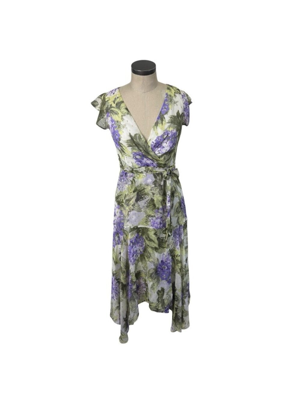 WHBM Hydrangea Midi Dress 4 Floral